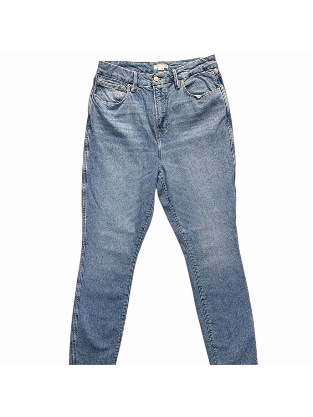 Good American Jeans Womens Size 14 Light Wash Blue High Rise Straight